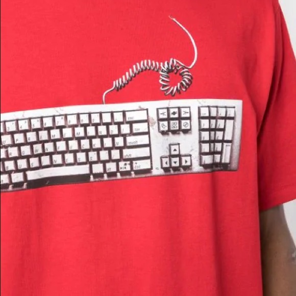 Supreme Keyboard Tee Red - Picture 7 of 7